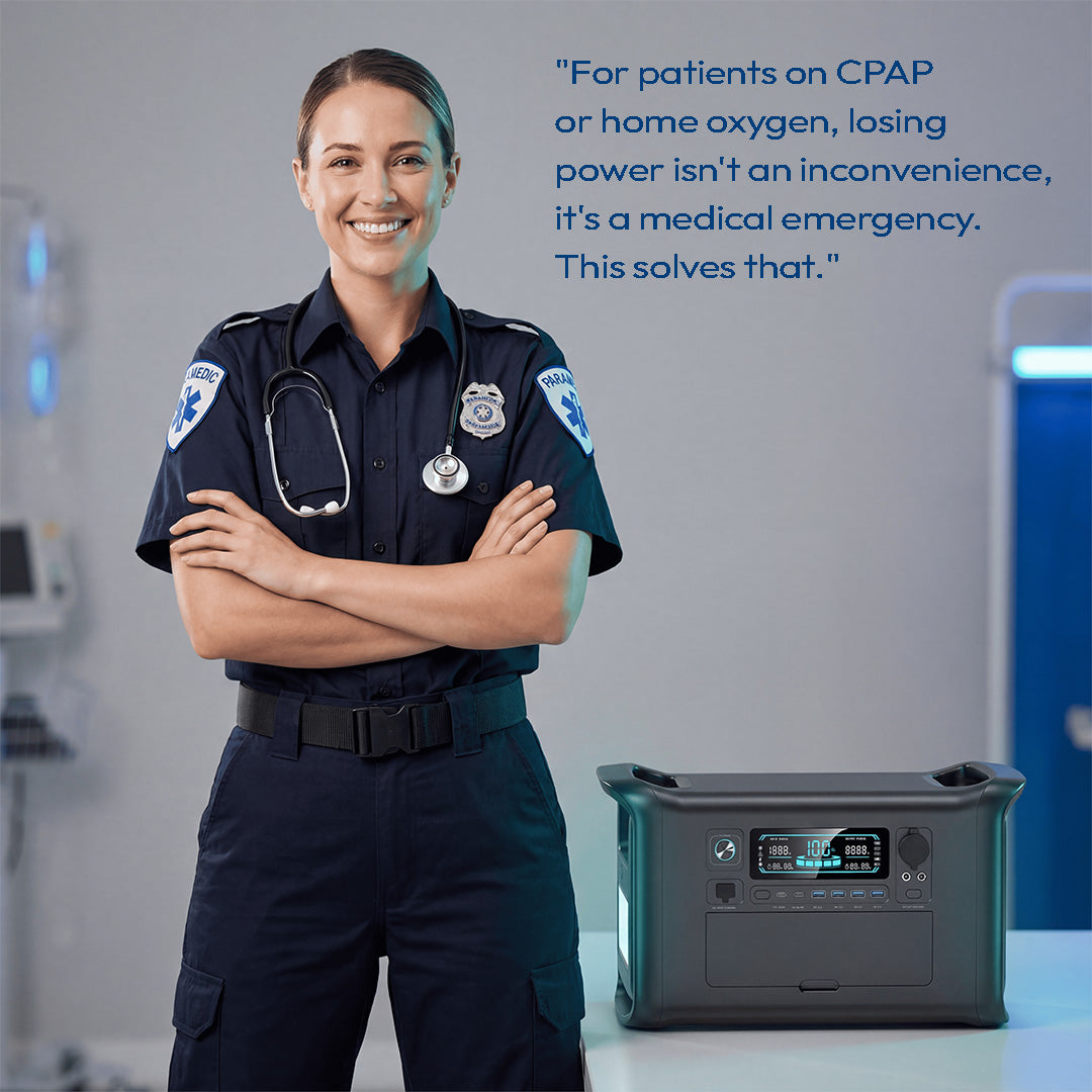 10-in-1 Emergency Power System & Solar Panel Kit