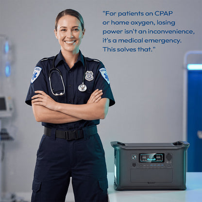 10-in-1 Emergency Power System & Solar Panel Kit