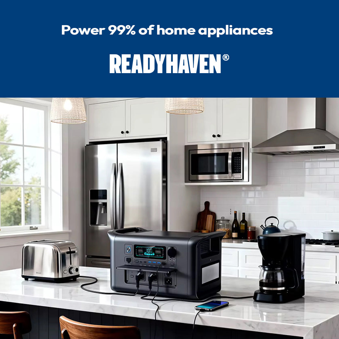 10-in-1 Emergency Power System & Solar Panel Kit