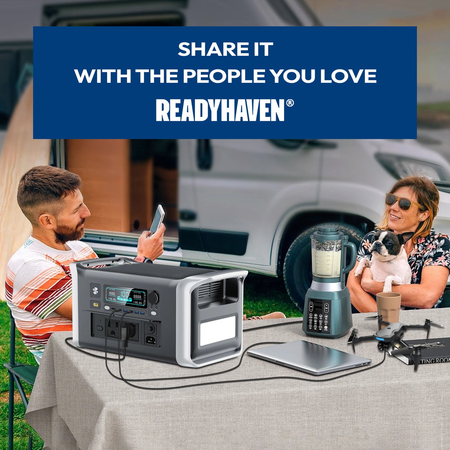 10-in-1 Emergency Power System & Solar Panel Kit